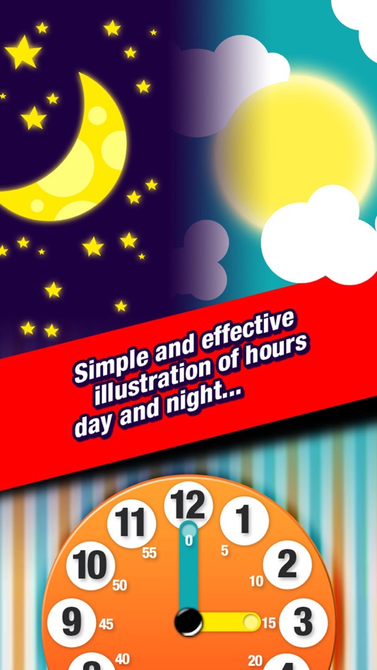 #3. Telling Time for Kids - Game to Learn to Tell Time easily (iOS) 由: Alexandre Minard