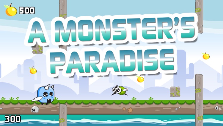 A Monsters Paradise with Tiny Beasts in Full Flight