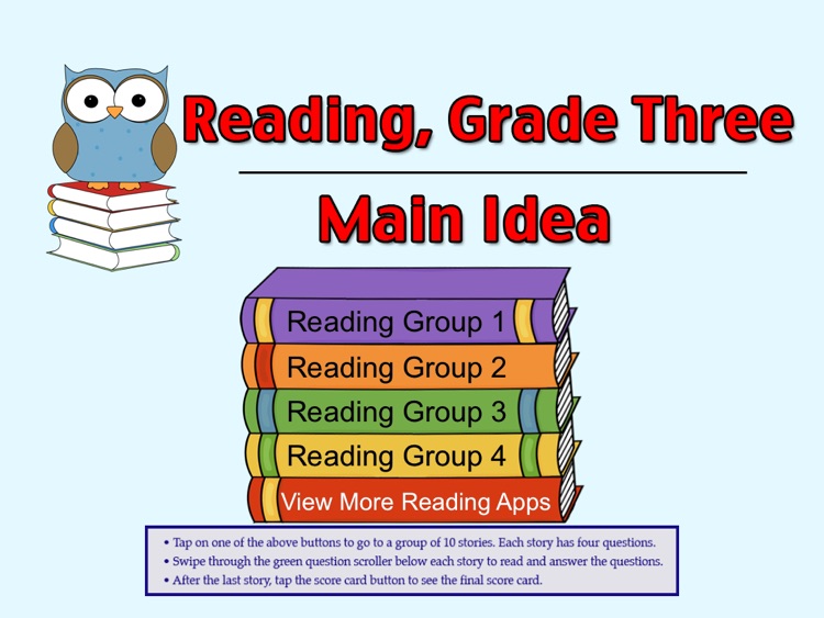 Reading Gr. 3, Main Idea-Free