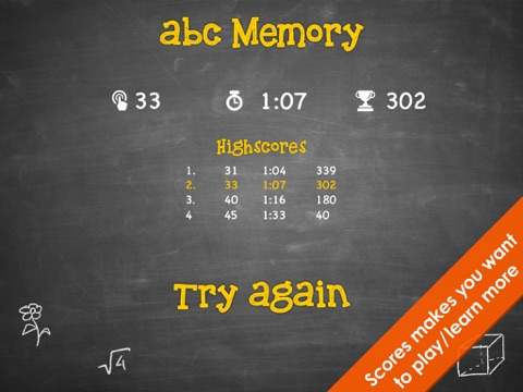 Screenshot #6 pour abc Memory - Lower case letters (US english)