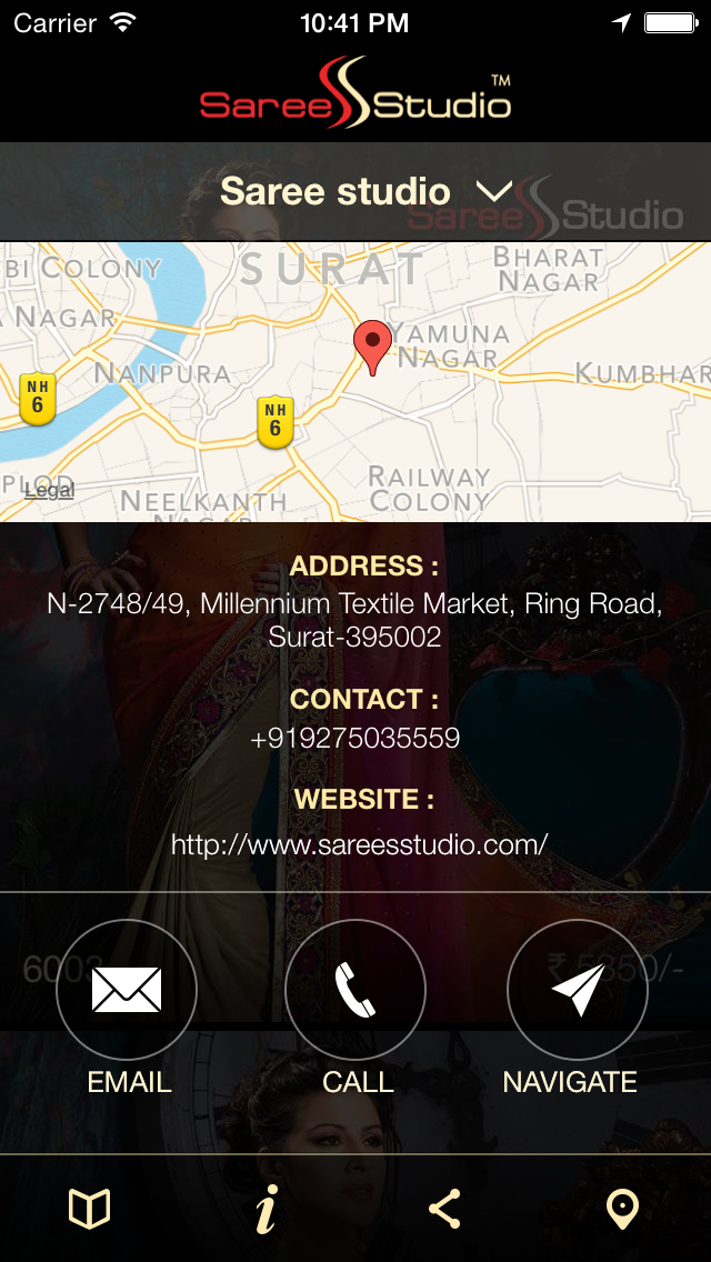 Saree Studio iPhone screenshot