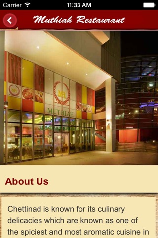 Muthiah Restaurant Pte Ltd screenshot 2