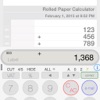 Rolled Paper Calculator Flat icon