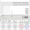 Calculadora del papel laminado Flat icono
