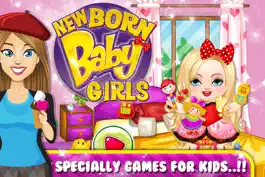 Game screenshot New Born baby girls care apk