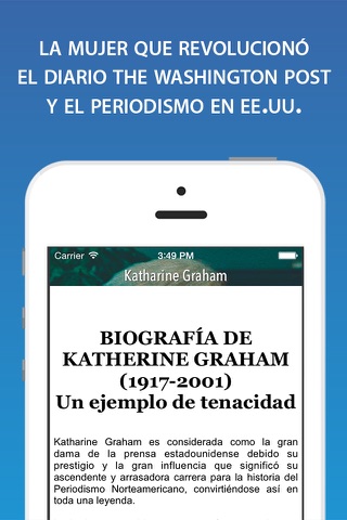 Katharine Graham : Una gloria del periodismo screenshot 2