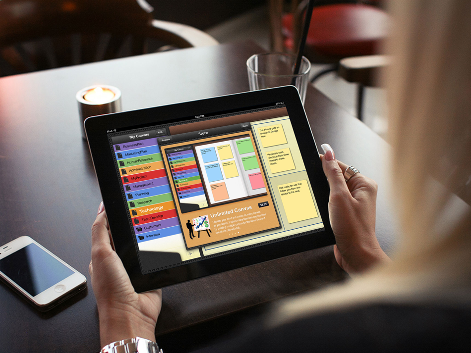 #3. BizCanvas The Better Business Model Canvas App (iOS) 由: RealWat Inc.