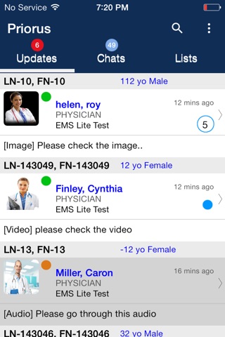 Priorus Messenger screenshot 2