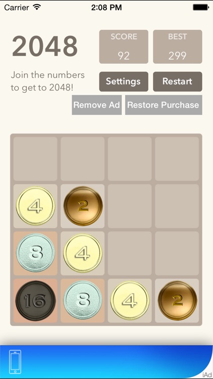 2048 with themes - sweat your brain, bruh!!!