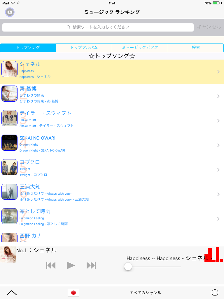 Top music! Top movie! Continuous listen Best 200 for iTunes