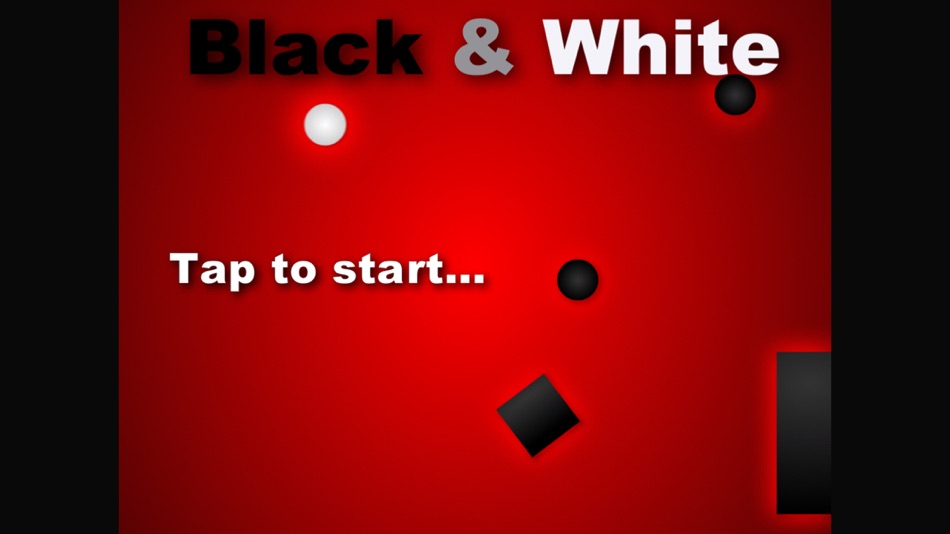 #1. Black N White Game - impossible swype to move and avoid dark geometry (iOS) By: CyberValue LLC