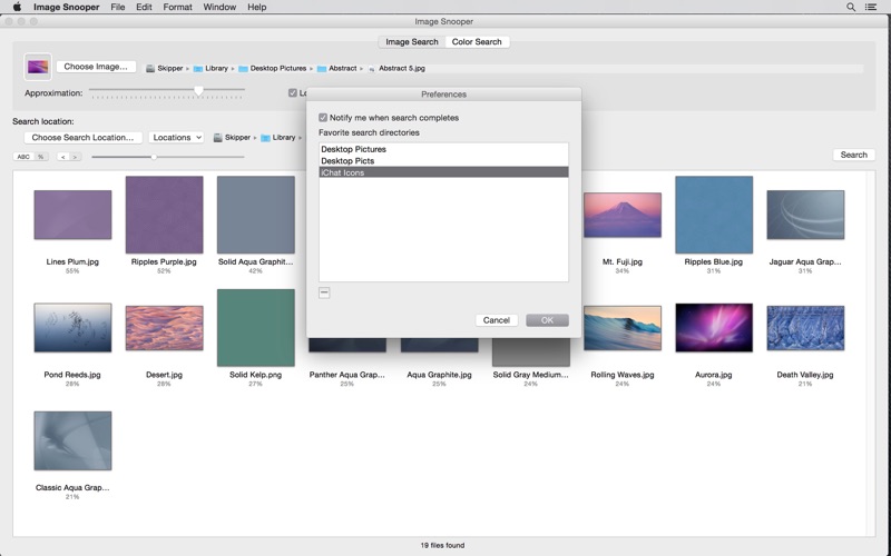 App screenshot