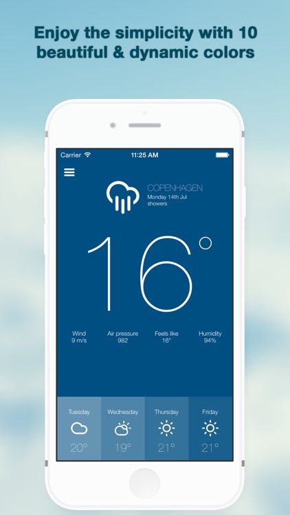 Weather forecast made simple - Sunshine screenshot-3