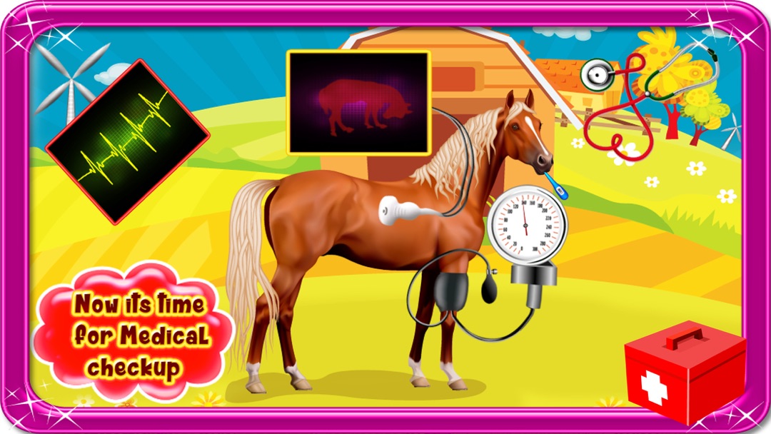 Horse Pregnancy Surgery Pet vet doctor & hospital simulator game for