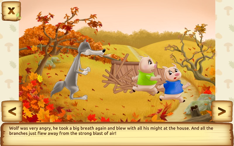 Three Little Pigs - fairy tale with games for kids thumbnail 4