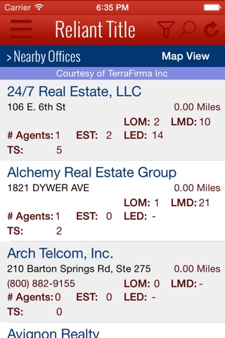 Reliant Title Contacts screenshot 4