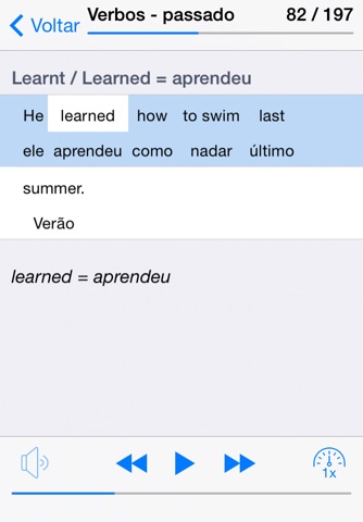 Verbos irregulares en Inglés screenshot 3