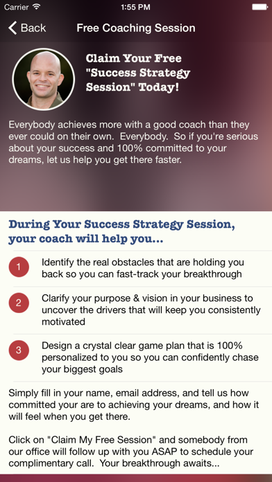 Pink Caddie Success Tracking Screenshot 3 - AppWisp.com