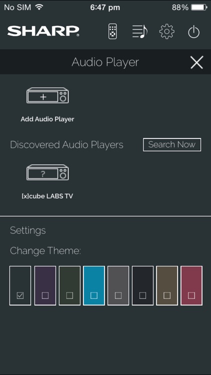 Sharp AudioCentral Remote