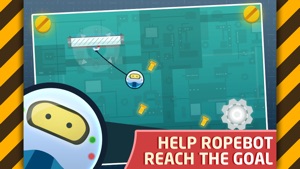 RopeBot - Tiny Robot Adventure screenshot #1 for iPhone