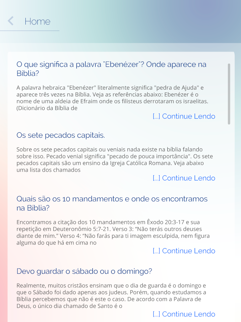 Respostas Biblicas