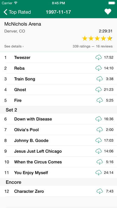 Screenshot #1 pour Phish On Demand - All Phish, all the time