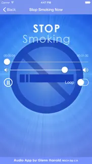 stop smoking forever - hypnosis by glenn harrold iphone screenshot 3
