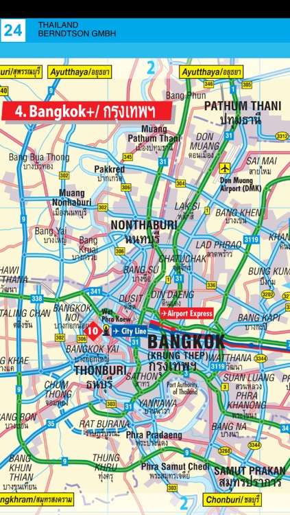 Thailand. Road map