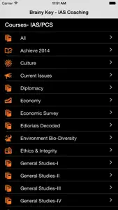 Brainy Key - IAS Coaching screenshot #1 for iPhone