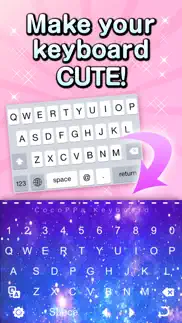 customized skin+emoji cocoppa keyboard iphone screenshot 1