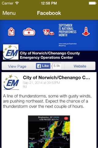 Norwich/Chenango Emerg O.C. screenshot 2
