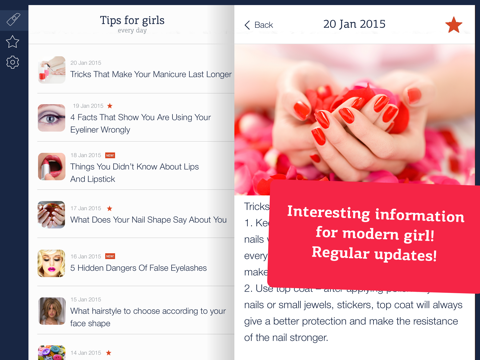 Screenshot #5 pour Tips For Girls Free: Beauty, Body, Health