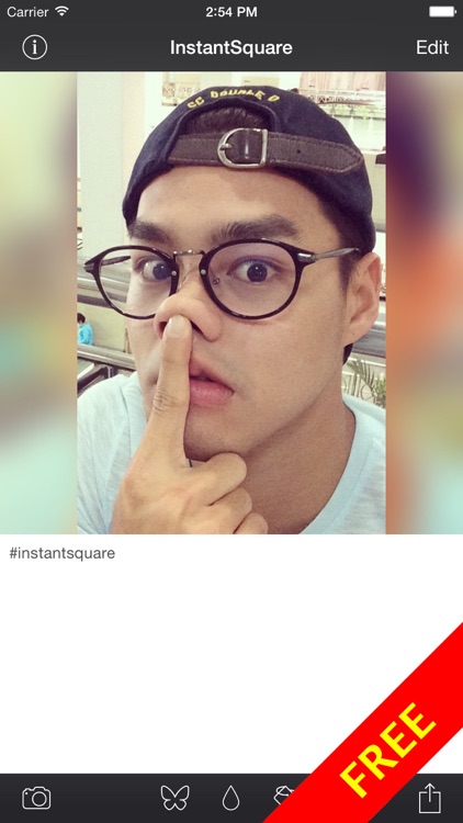 InstantSquare FREE - Post No Crop Photo (Blur Background) for Instagram