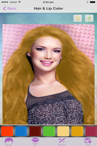 Hair Lip Color Changer screenshot 2