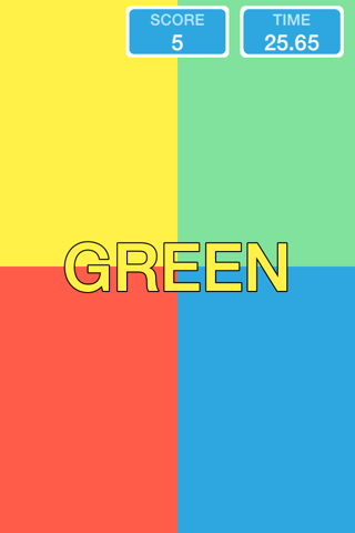 4 colors - tap red, green, blue and yellow colors screenshot 3
