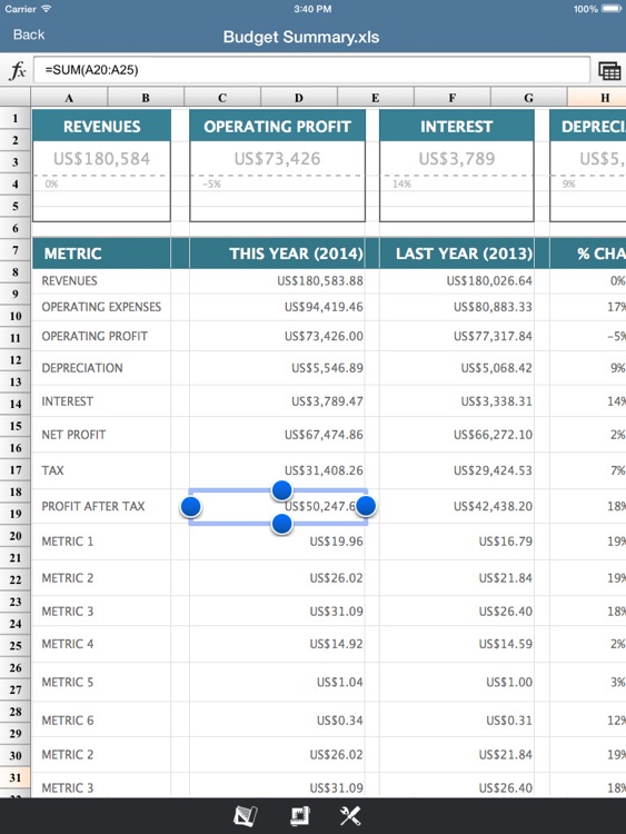 SpreadSheet -Excel Edition HD