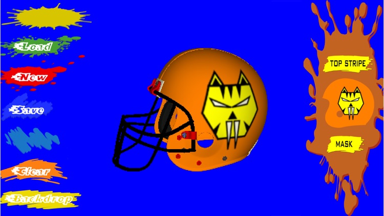 Football Helmet 3D - Design your helmet decals screenshot-3
