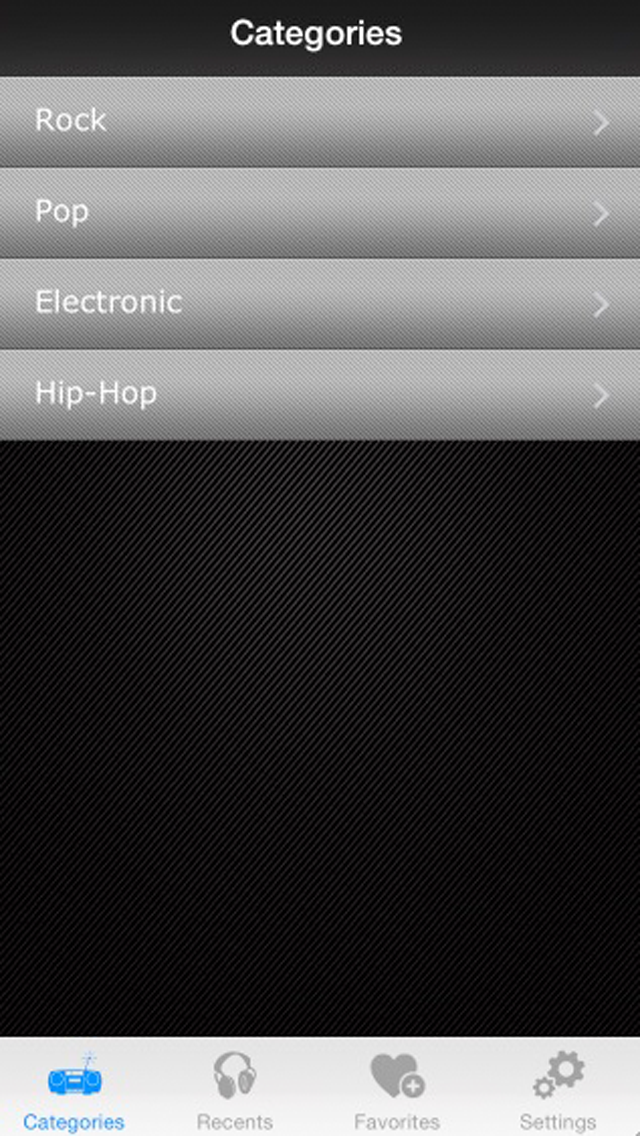 My Music Radio app screenshot