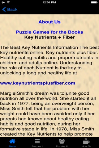 Slider Puzzle Games from the Nutrient Plus Fiber Book Series screenshot 2