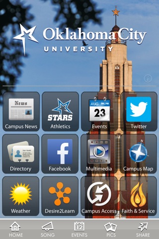 Oklahoma City University Mobile screenshot 2