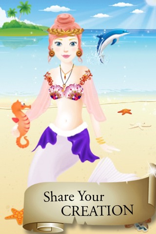 Mermaid Dress Up Lite screenshot 3