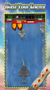 Air F18 Jet Fighter Global Enemy Bravo War Free Games screenshot #2 for iPhone