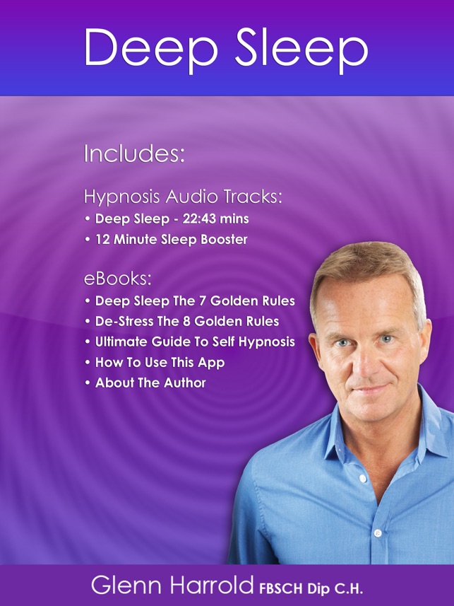 Deep Sleep by Glenn Harrold, a Self-Hypnosis Meditation for Relaxation on  the App Store