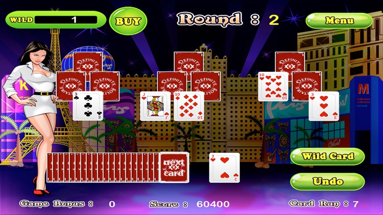 Definite Solitaire - Free Casino Card Game