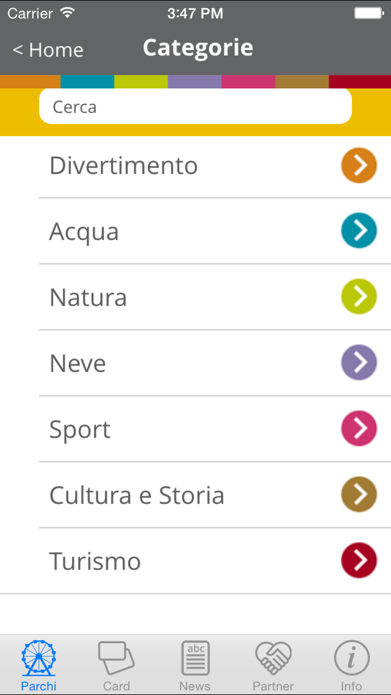MondoParchi App Ufficiale