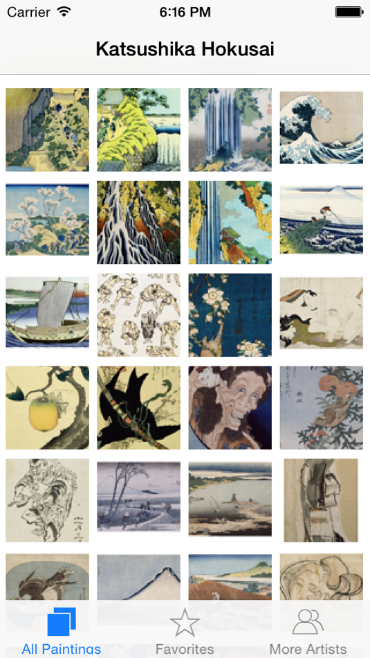 Hokusai 114 Paintings HD 100M+ Ad-free - 2.0 - (iOS)