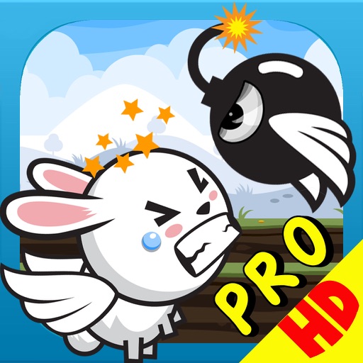 An Angry Flappy Rabbit Vs Angry Flying Bombs - Pro HD iOS App