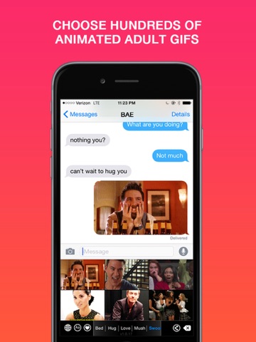 Screenshot #5 pour Animated Adult GIF Keyboard