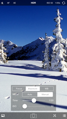 Best SLR camera - Custom Exposure & Controls screenshot 2