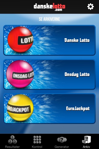 Danske Lotto screenshot 4